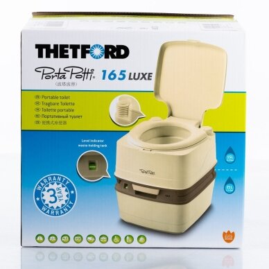 Nešiojamas biotualetas Thetford Porta Potti Qube 165 LUXE 9