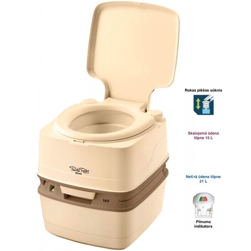 Nešiojamas biotualetas Thetford Porta Potti Qube 165 LUXE 2