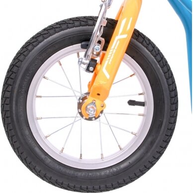 Paspirtukas su pripučiamais ratais inSPORTline Raicot Se (iki 100 kg) - Blue-Orange 4