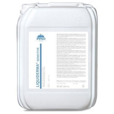 Masažo aliejus PINO LIQUIDERMA Sensitive – jautriai odai, 10 l Masažo aliejus PINO LIQUIDERMA Sensitive – jautriai odai, 10 l