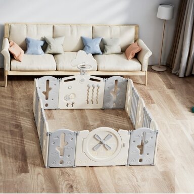 Vaikų maniežas su krepšinio lanku inSPORTline Bufalino 14+2 167 x 200 x 64 cm Vaikų maniežas su krepšinio lanku inSPORTline Bufalino 14+2 167 x 200 x 64 cm