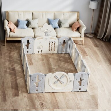 Vaikų maniežas su krepšinio lanku inSPORTline Bufalino 16+2 160 x 240 x 64 cm Vaikų maniežas su krepšinio lanku inSPORTline Bufalino 16+2 160 x 240 x 64 cm