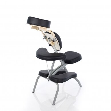 Profesionali sulankstoma masažo kėdė RESTPRO PC91, juoda 2