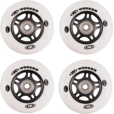 Ratukai riedučiams Worker 80 mm ABEC-7