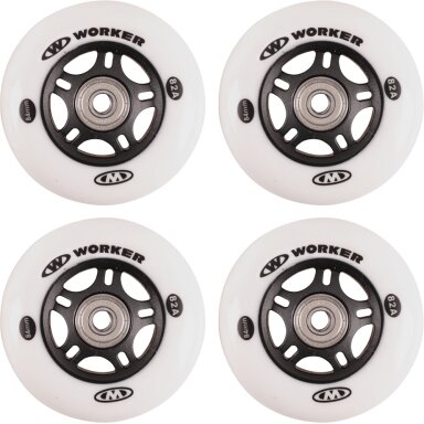 Ratukai riedučiams Worker 84 mm ABEC9