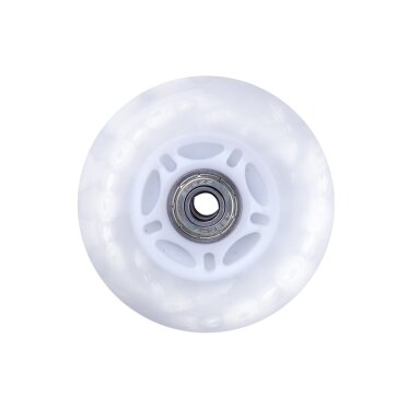 Ratukas riedučiams Worker 76x24mm ABEC-7 LED PU White