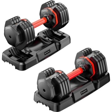 Reguliuojami hanteliai inSPORTline DuraBell® – 6.5–24.5 kg Reguliuojami hanteliai inSPORTline DuraBell® – 6.5–24.5 kg