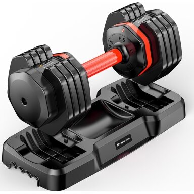Reguliuojamas hantelis inSPORTline DuraBell®, 6.5–24.5 kg