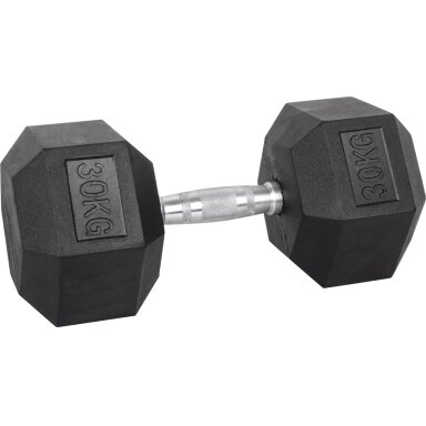 Šešiakampis hantelis inSPORTline Hexsteel 30 kg