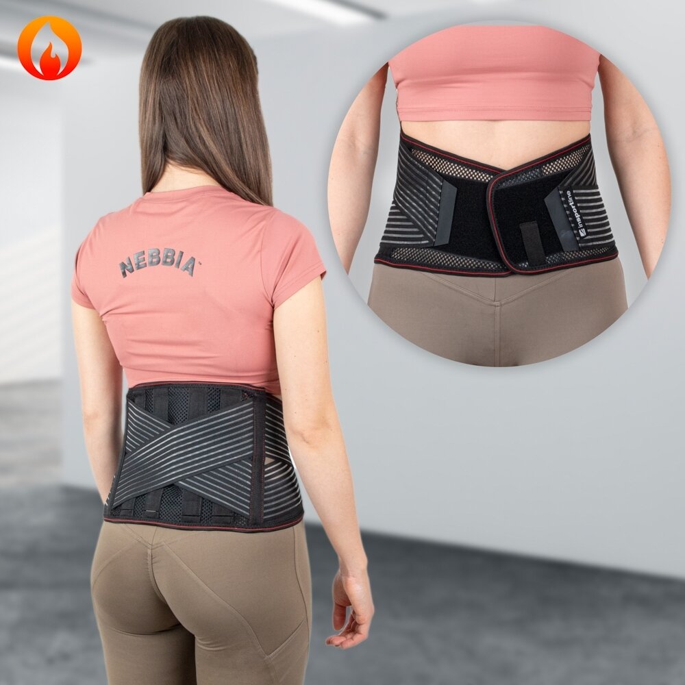 Šildantis juosmens diržas Belt inSPORTline Avochi - XL Šildantis juosmens diržas Belt inSPORTline Avochi - XL