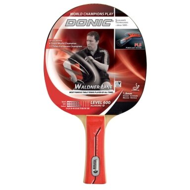 Stalo teniso raketė DONIC Waldner 600 1,8 mm Stalo teniso raketė DONIC Waldner 600 1,8 mm
