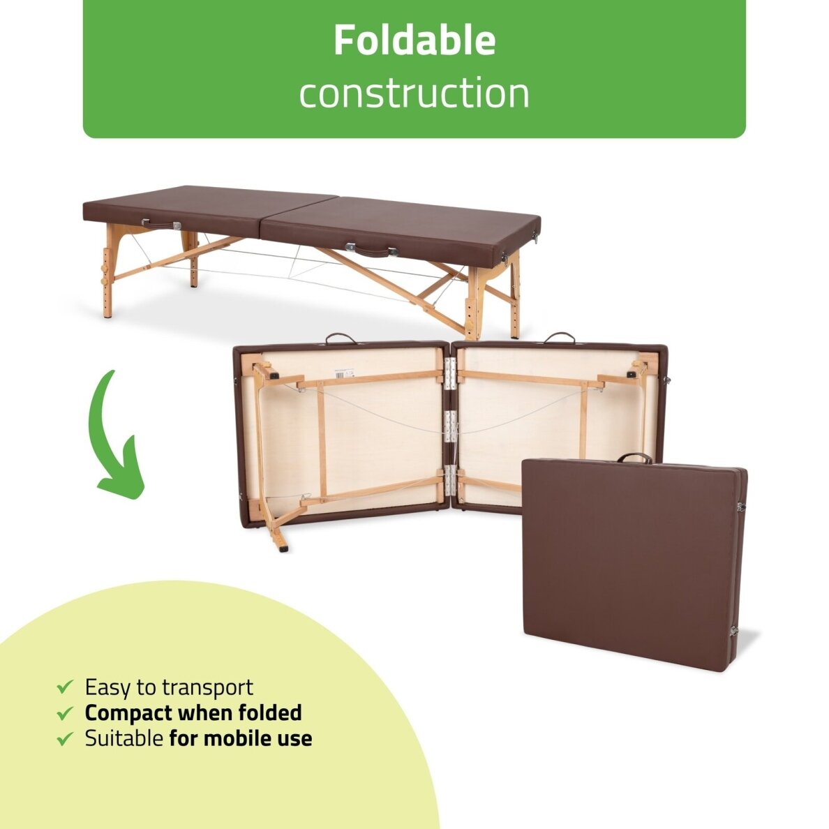 Sulankstomas tajų masažo stalas AVENO LIFE Niro 80 PU – medinis, 45–64 cm 4 Sulankstomas tajų masažo stalas AVENO LIFE Niro 80 PU – medinis, 45–64 cm 4