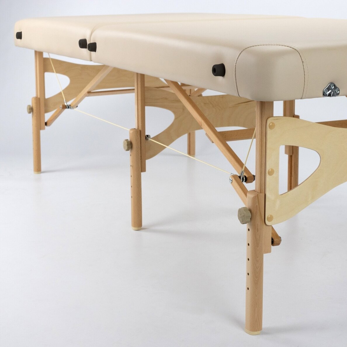 Sulankstomas terapijos stalas HABYS Feldenkrais 80 Vinyl Flex – medinis, 2,5 cm, smėlio spalvos 3