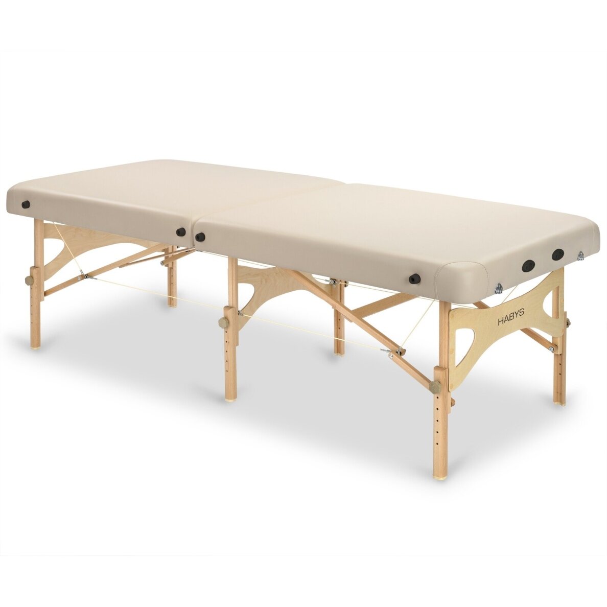 Sulankstomas terapijos stalas HABYS Feldenkrais 80 Vinyl Flex – medinis, 2,5 cm, smėlio spalvos