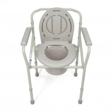 Sulankstoma tualeto kėdė pacientams iki 120 kg