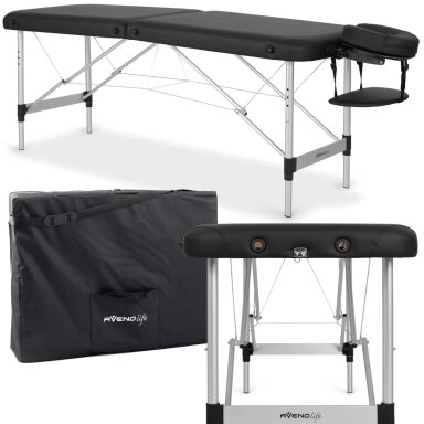 Sulankstomas masažo stalas AVENO LIFE Nina 60 Comfy Base – aliumininis, tik 10 kg Sulankstomas masažo stalas AVENO LIFE Nina 60 Comfy Base – aliumininis, tik 10 kg