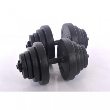 Surenkamas hantelis, 20 kg