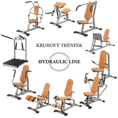 Treniruoklis krūtinėi HydraulicLine CPD800 PRO (juodas)