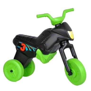 Vaikiškas balansinis triratukas (iki 20kg) Enduro Maxi Black-Green