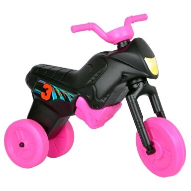 Vaikiškas balansinis triratukas (iki 20kg) Enduro Maxi Black-Pink