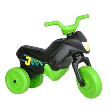 Vaikiškas balansinis triratukas (iki 20kg) Enduro Mini Black-Green