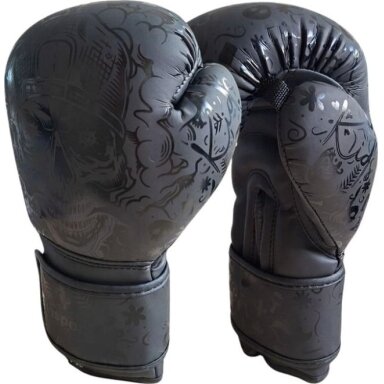 Vaikiškos bokso pirštinės inSPORTline Bamzy, juodos, 6 oz