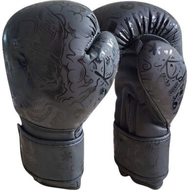 Vaikiškos bokso pirštinės inSPORTline Bamzy, juodos, 4 oz Vaikiškos bokso pirštinės inSPORTline Bamzy, juodos, 4 oz