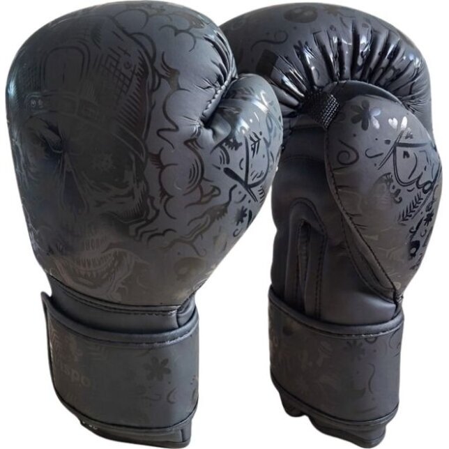 Vaikiškos bokso pirštinės inSPORTline Bamzy, juodos, 6 oz