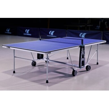 Vidaus stalo teniso stalas Cornilleau 100 Indoor, mėlynas